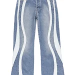 Satoshi Nakamoto Swirl Seam Jeans