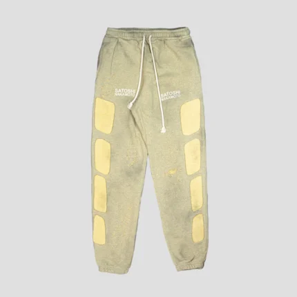Satoshi Nakamoto Destroyed Patchwork Moto Sweats Pants