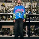 SATOSHI NAKAMOTO SPEEDWAY LONGSLEEVE BLUE