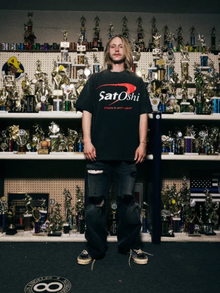 SATOSHI NAKAMOTO BANK OF SATOSHI TEE BLACK