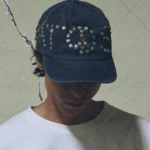 Satoshi Nakamoto Studded Wrap Around Hat