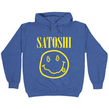 Satoshi Nakamoto Blue New Hoodie
