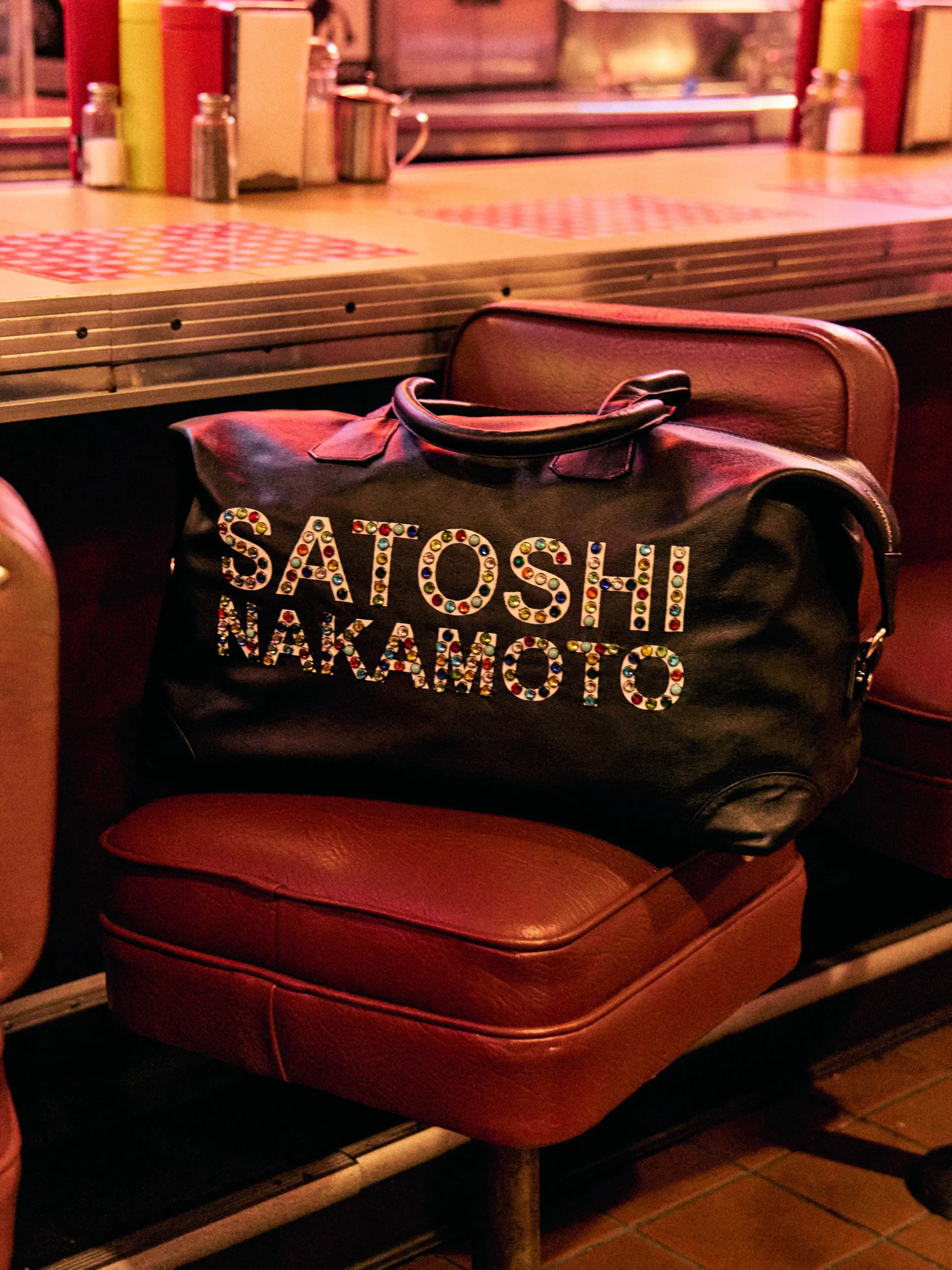 SATOSHI187_25cc56df-3ff3-43bc-80a7-159453f5eb3a SATOSHI NAKAMOTO STUDDED WEEKENDER BLACK