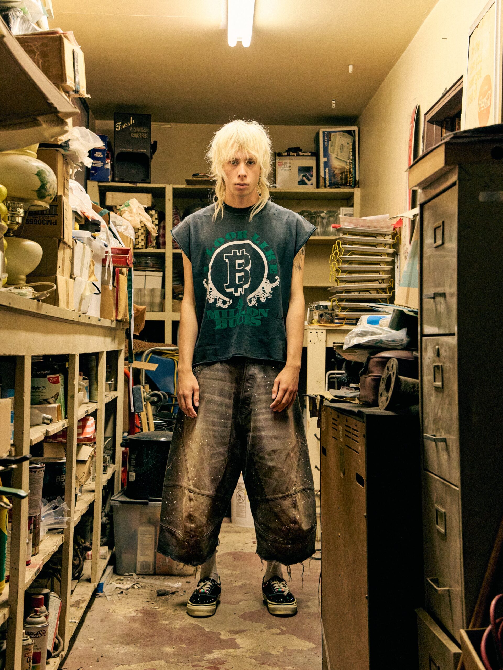 SATOSHI296 SATOSHI NAKAMOTO MILLION BUCKS TEE