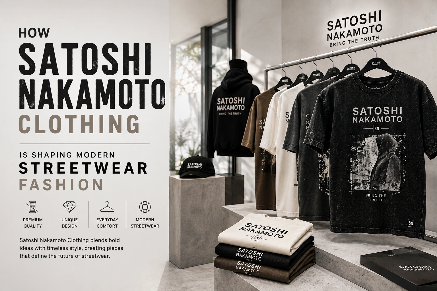 How Satoshi Nakamoto Clothing Is Shaping Modern Streetwear Fashion